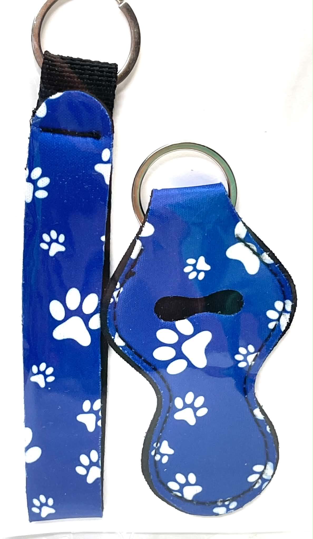 2 PC BLUE PAW PRINT
