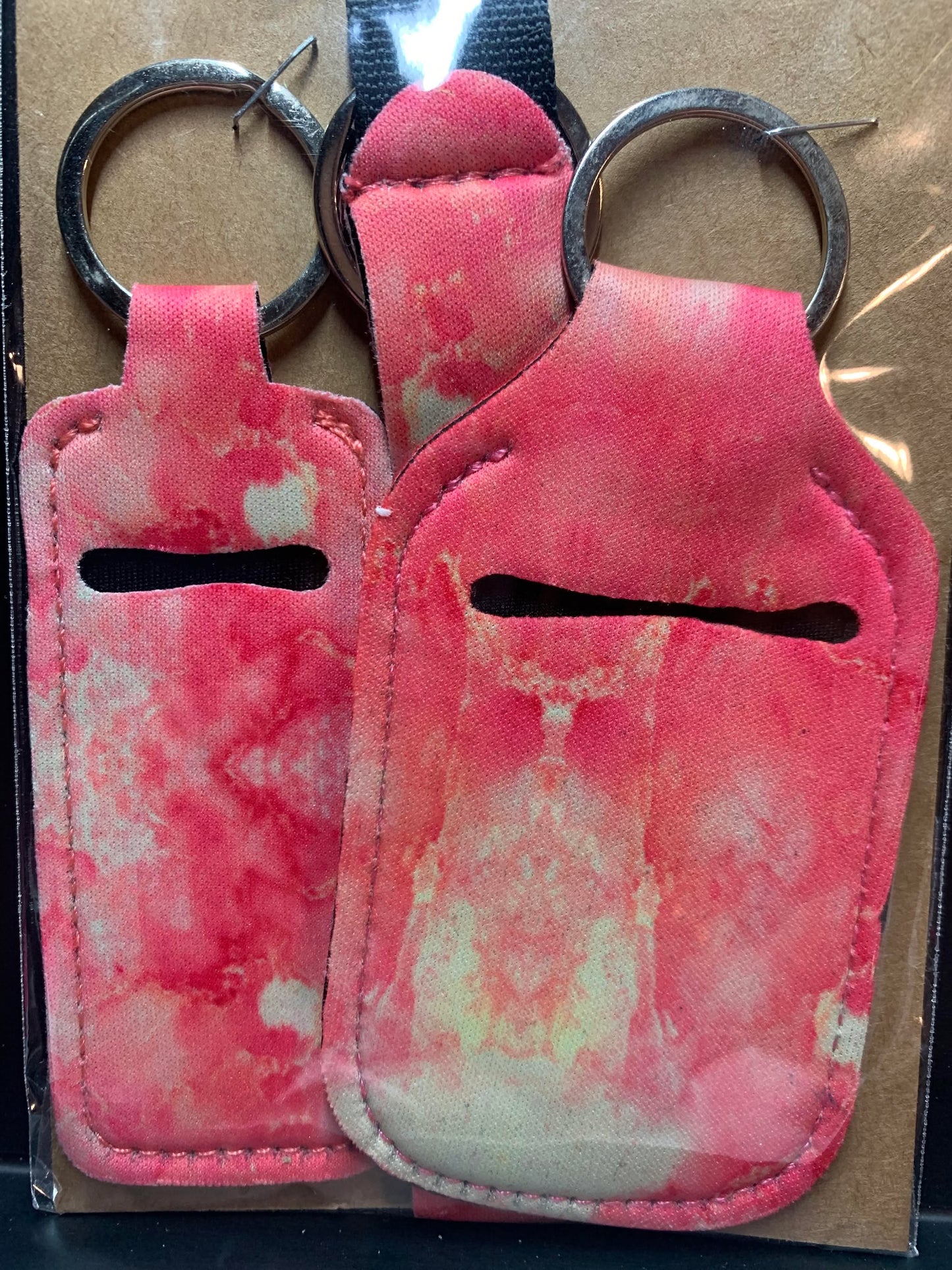 3 PC PINK AND YELLOW MARBLE