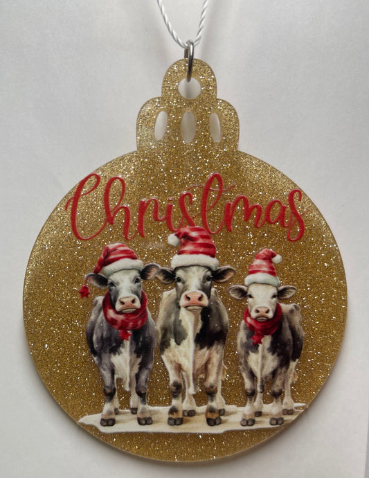 CHRISTMAS COWS