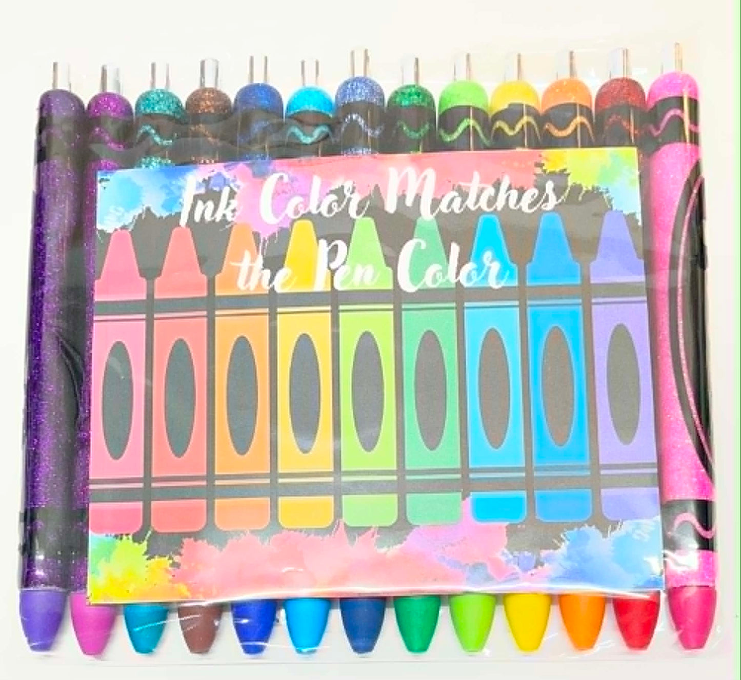 CRAYON INK JOY GEL PENS 13 COUNT