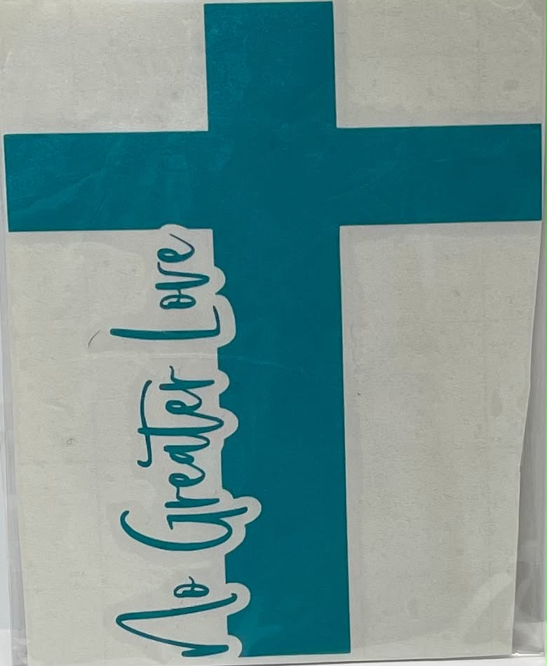 NO GREATER LOVE CROSS