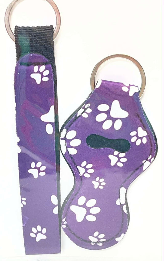 2 PC PURPLE PAW PRINT