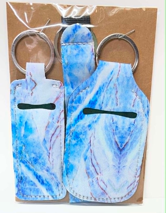 3 PC BLUE MARBLE