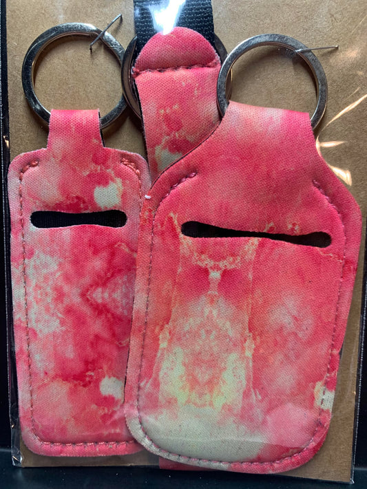 3 PC PINK AND YELLOW MARBLE