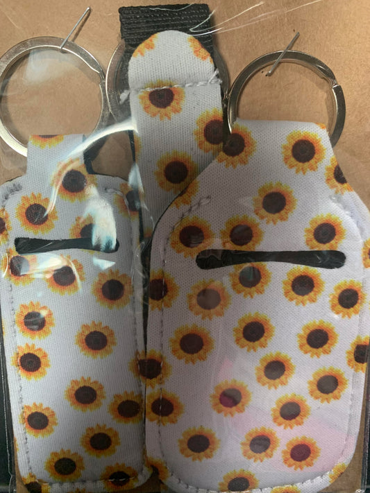 3 PC WHITE WITH SUNFLOWERS