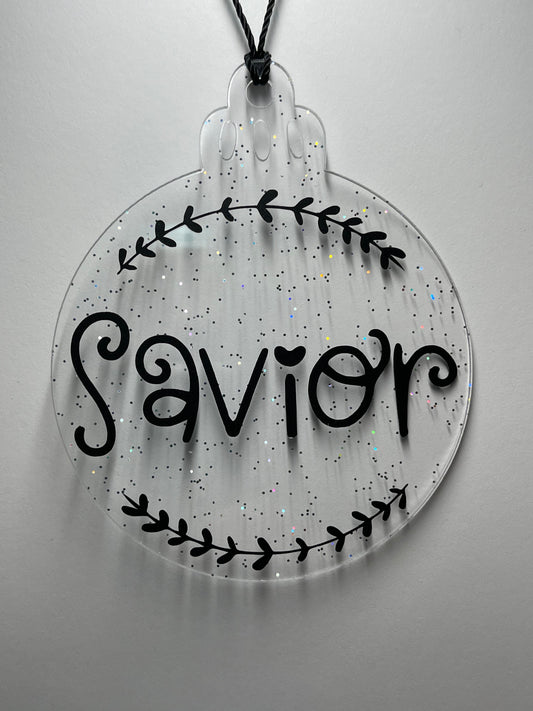 3 IN CLEAR GLITTER SAVIOR