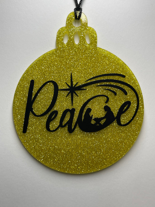 3 IN GOLD PEACE MANGER