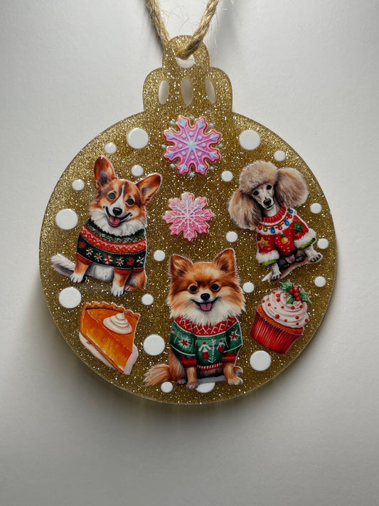 3 IN DOGS UGLY SWEATER