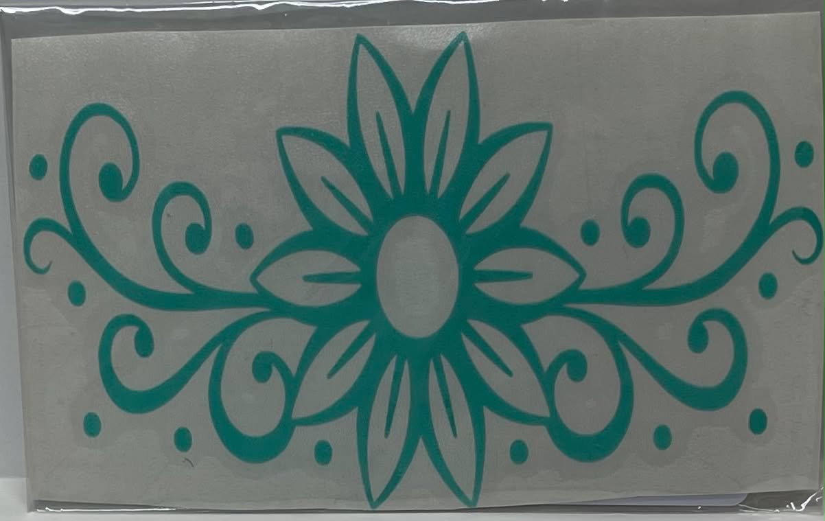 FLOWER WITH SWIRLS