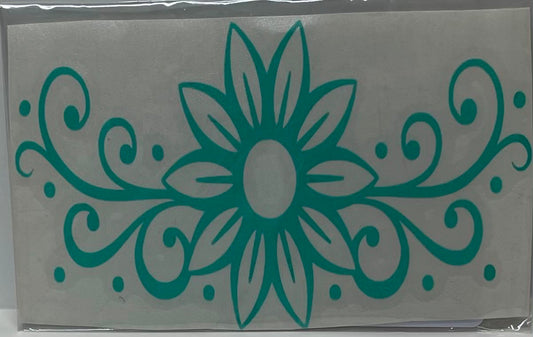 FLOWER WITH SWIRLS