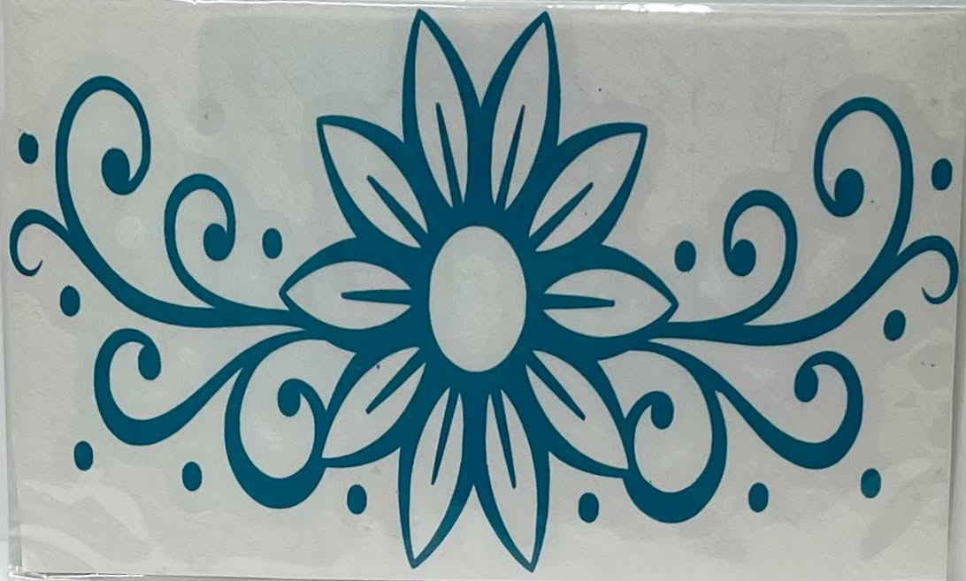 FLOWER WITH SWIRLS