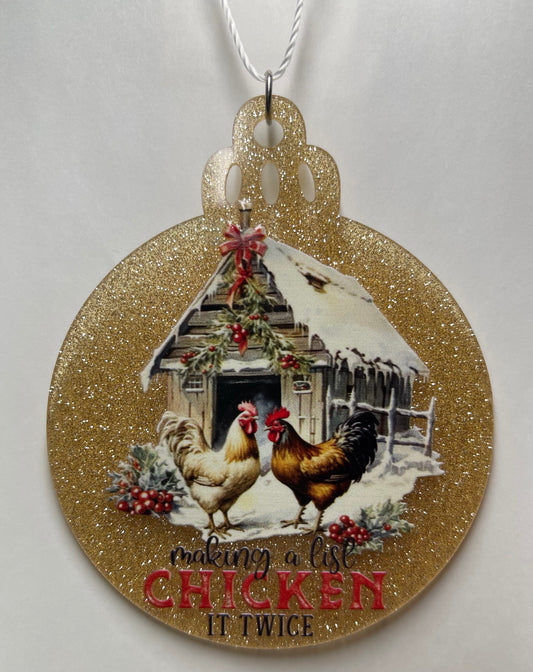 MAKING A LIST CHICKEN IT TWICE