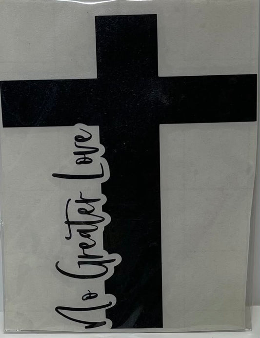 NO GREATER LOVE CROSS