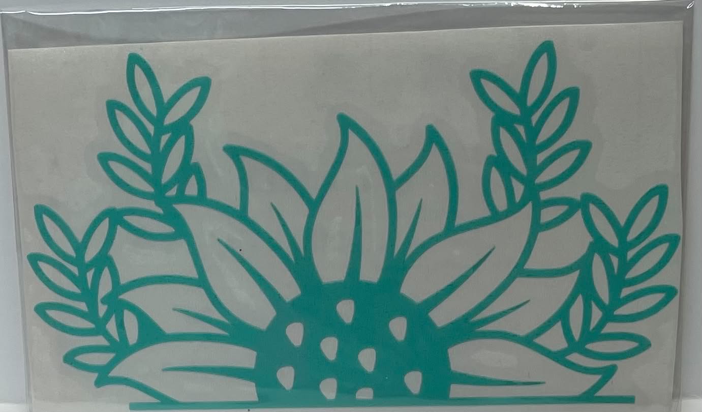 SUNFLOWER WITH LEAVES