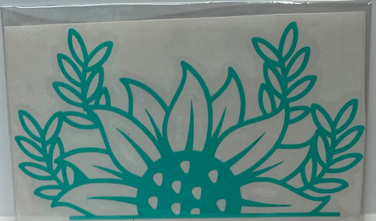 SUNFLOWER WITH LEAVES