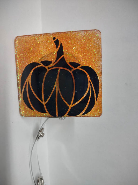 Mosaic Pumpkin Orange Background