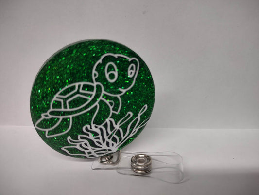 Dark Green Sea Turtle