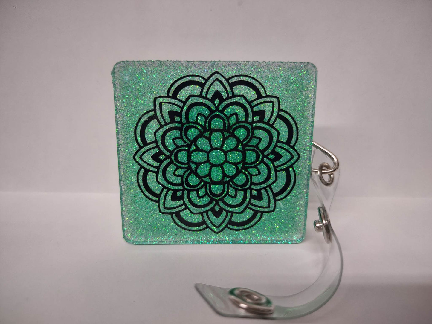 Teal Flower Mandala