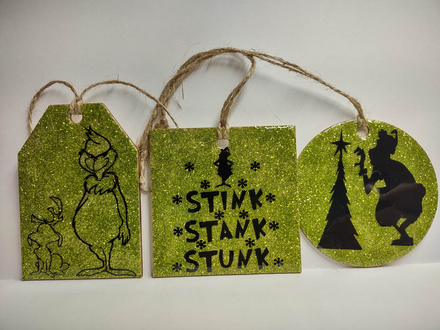 Grinch and Max, Stink Stank Stunk, Grinch with Tree Set of 3