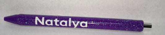 Dark Purple Example Glitter 
Pen