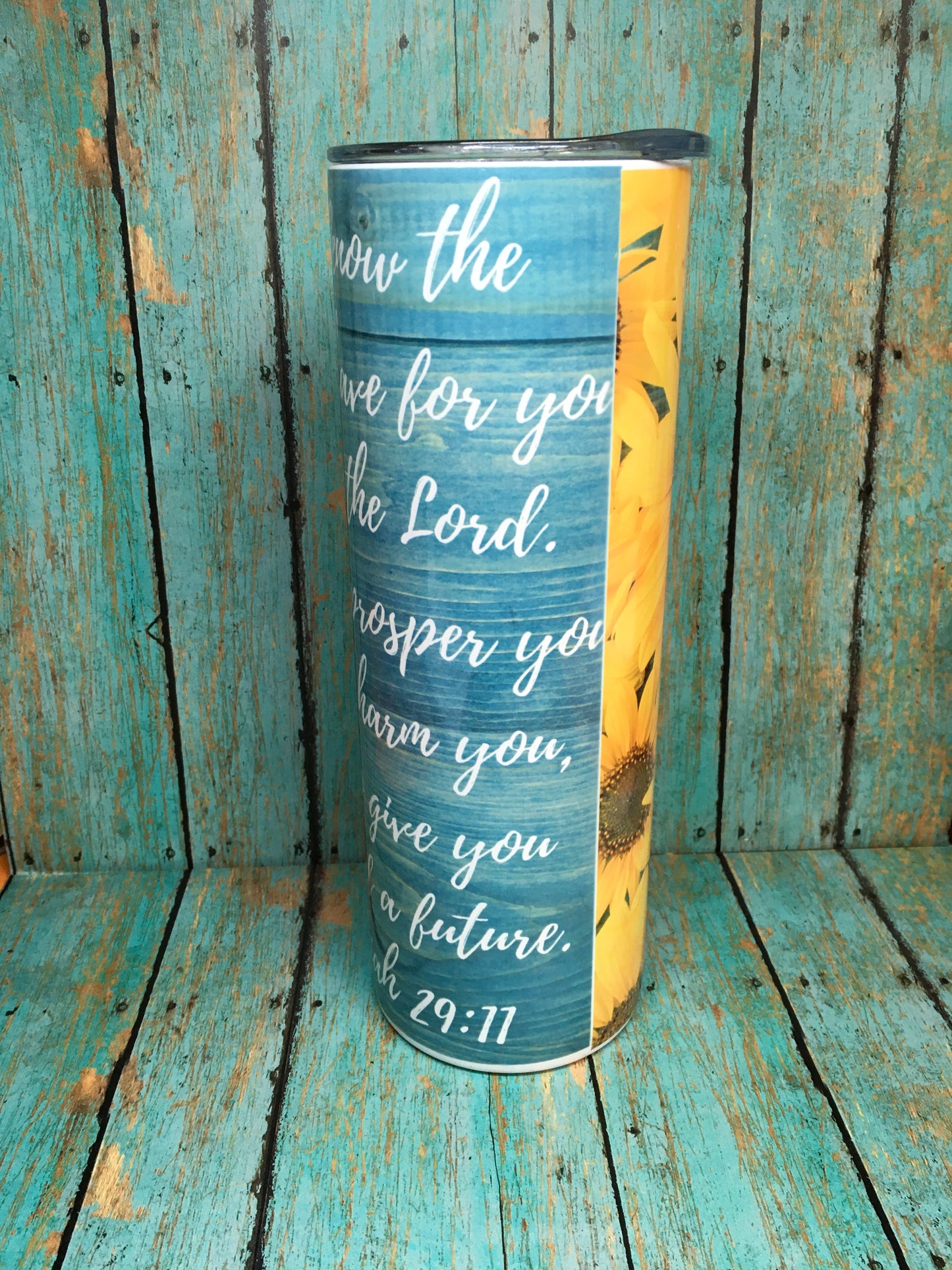 Jeremiah 29:11 with Sunflowers
