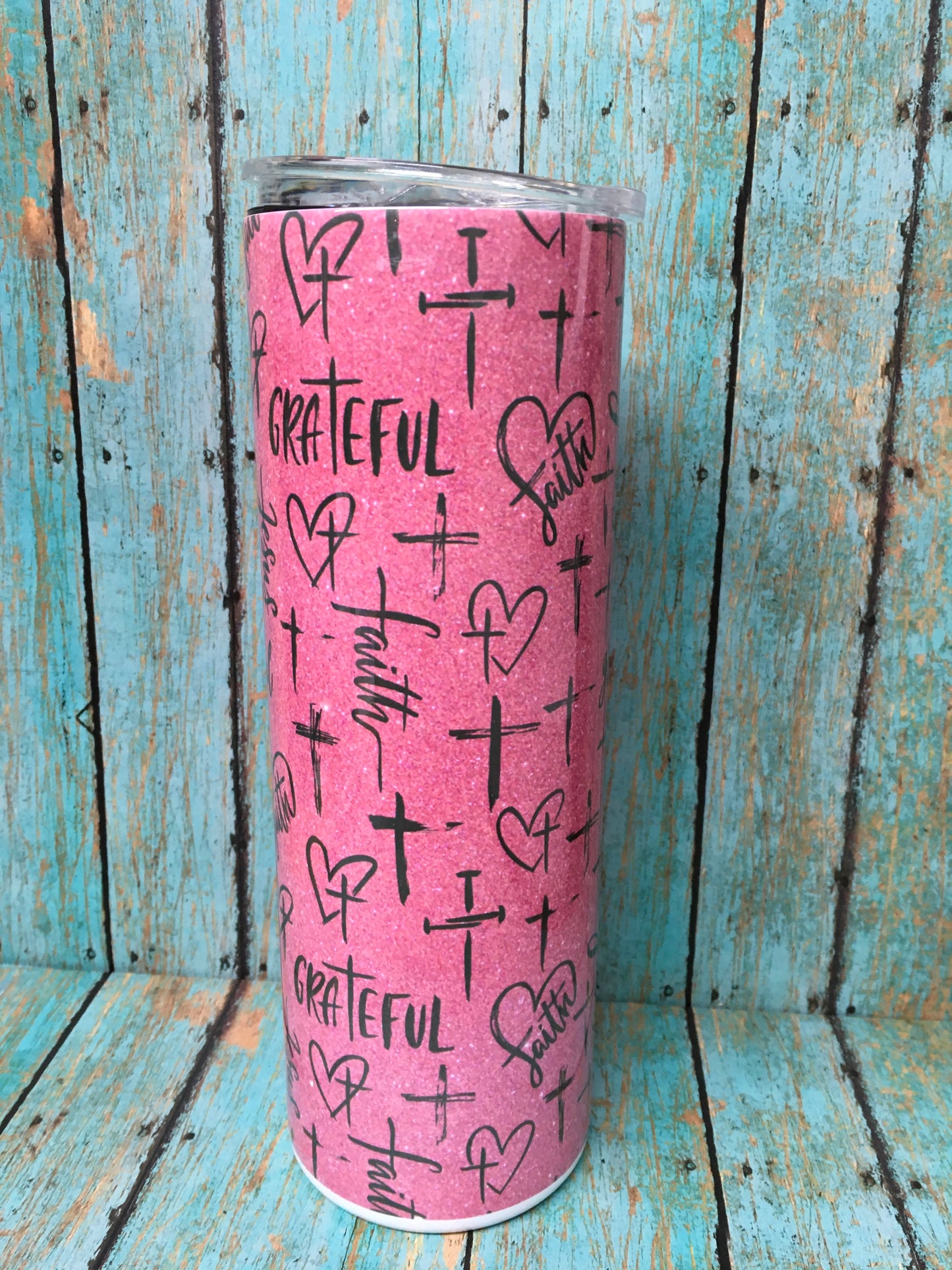 Pink Jesus Grateful Faith