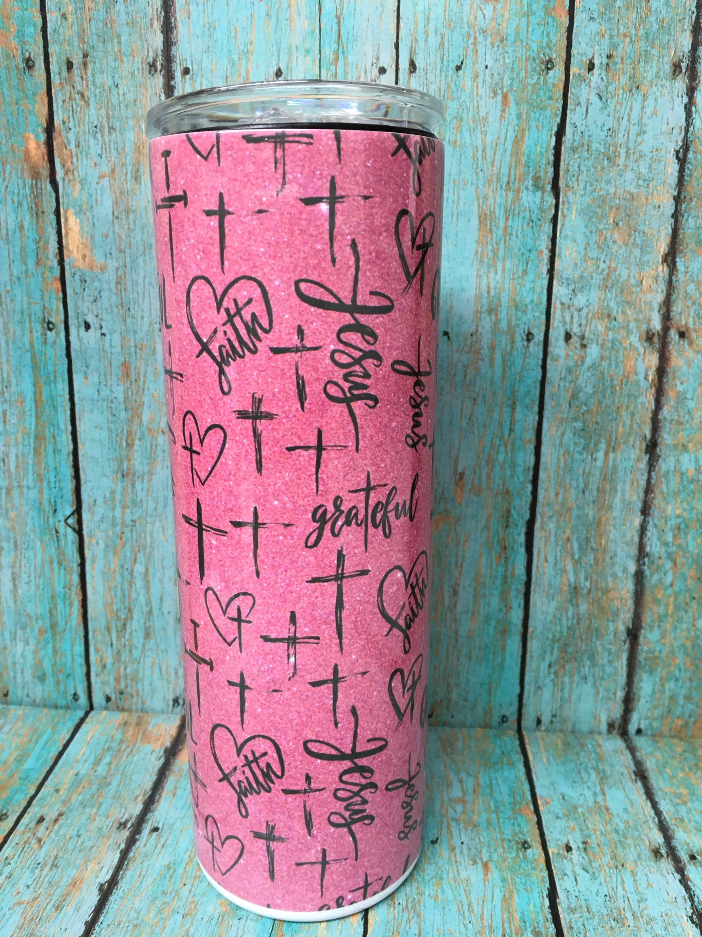 Pink Jesus Grateful Faith