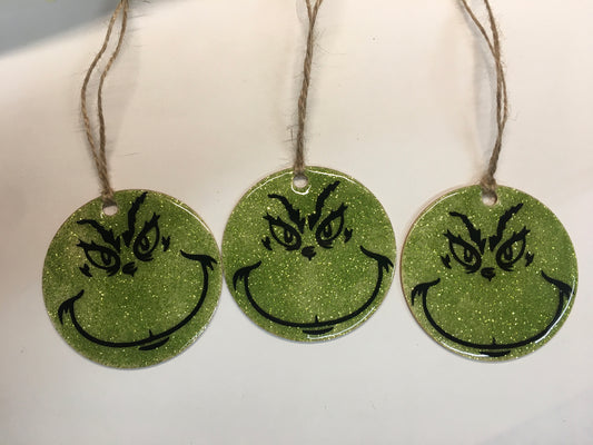 Grinch Face set of 3