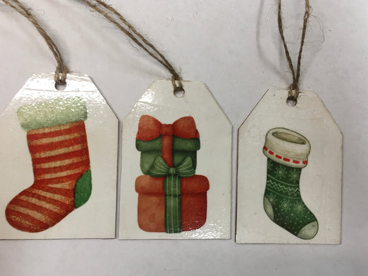 Stockings and Gifts Set of 3