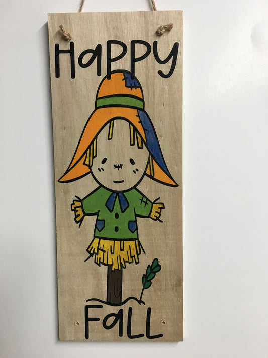 Double-sided Orange and Green Scarecrow/Christmas Tree