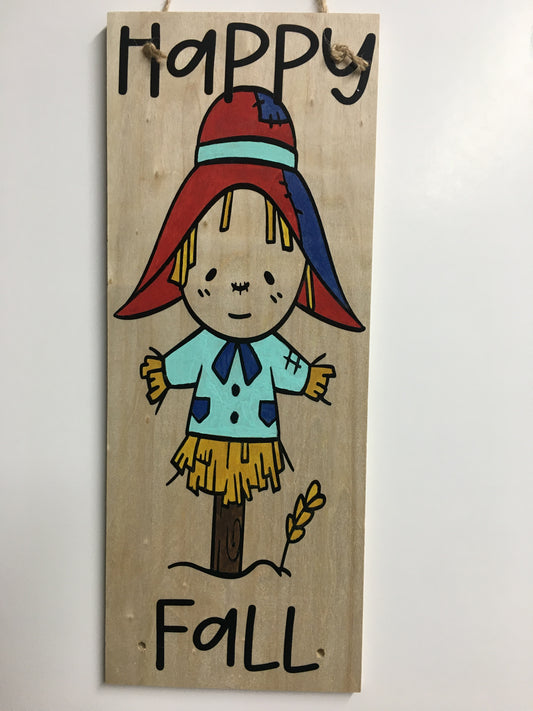 Double-sided Red and Light Blue Scarecrow/Christmas Tree